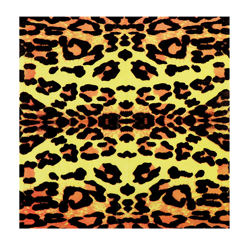 Leopard Print Paper Luncheon Napkins - 20 Per Package