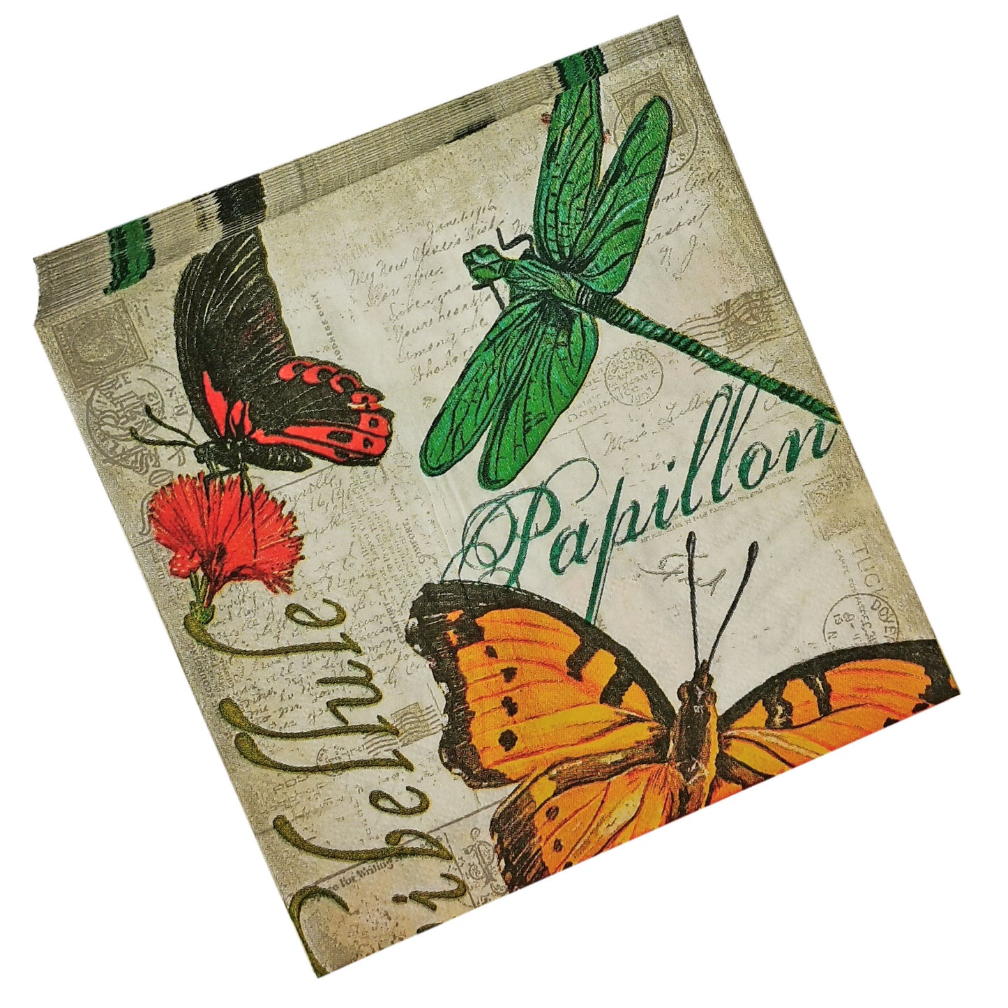Papillon Paper Luncheon Napkins - 20 Per Package