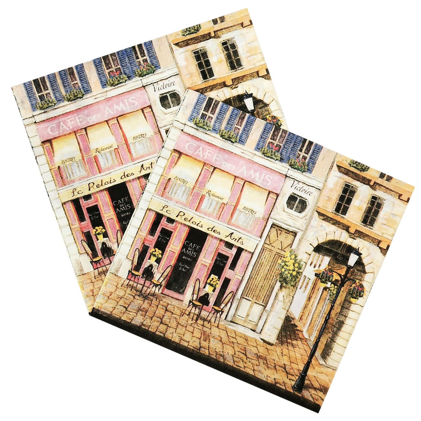Cafe des Amis Paper Luncheon Napkins - 20 Per Package